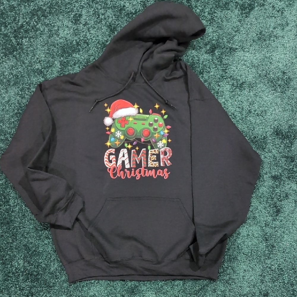 NWOT: Gamer Christmas Hoodie. Gift.